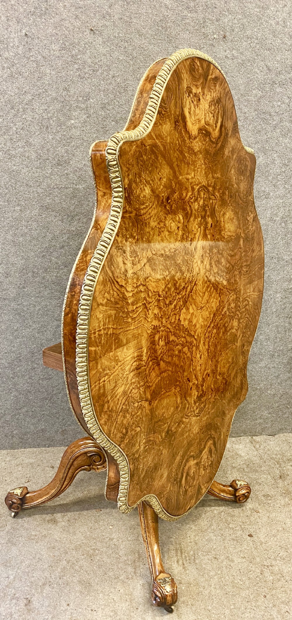 Stunning Victorian Burr Walnut & Ormolu Mounted Centre Table