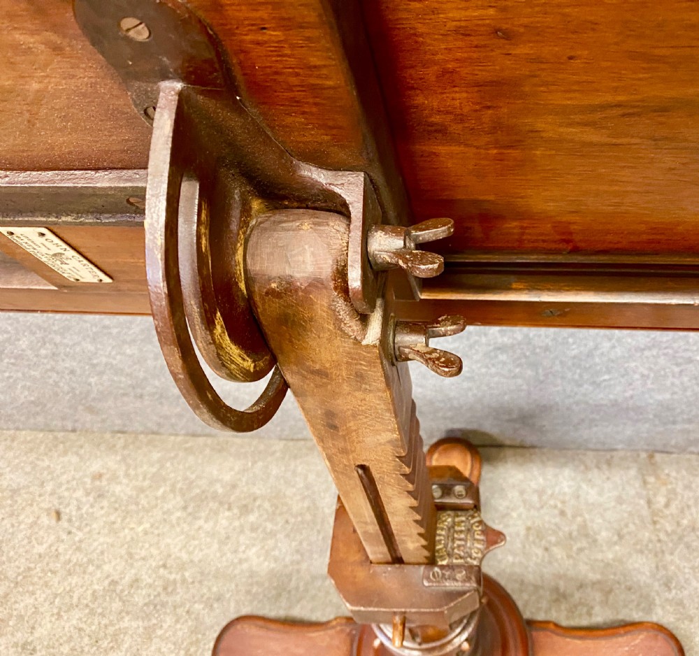 Good Mahogany Fully Adjustable Reading Table View XI