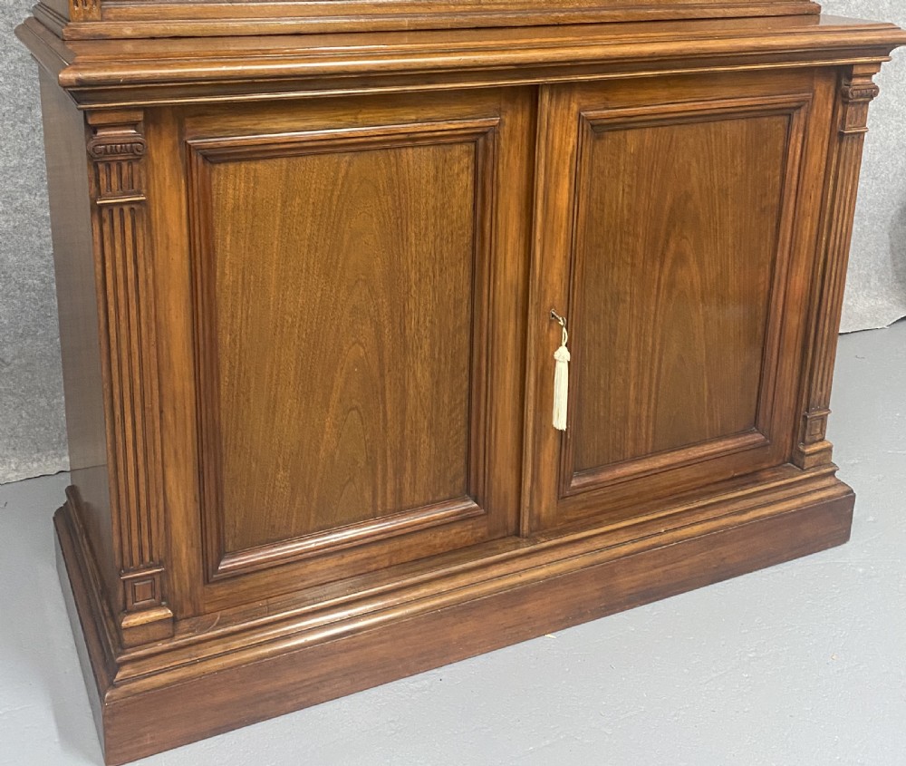 Good Victorian Walnut Open Bookcase View VIII