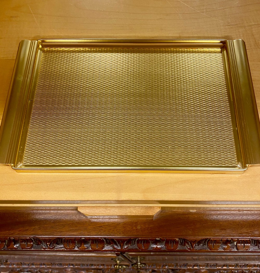 Queen Anne Style Burr Walnut Cocktail Cabinet View VII