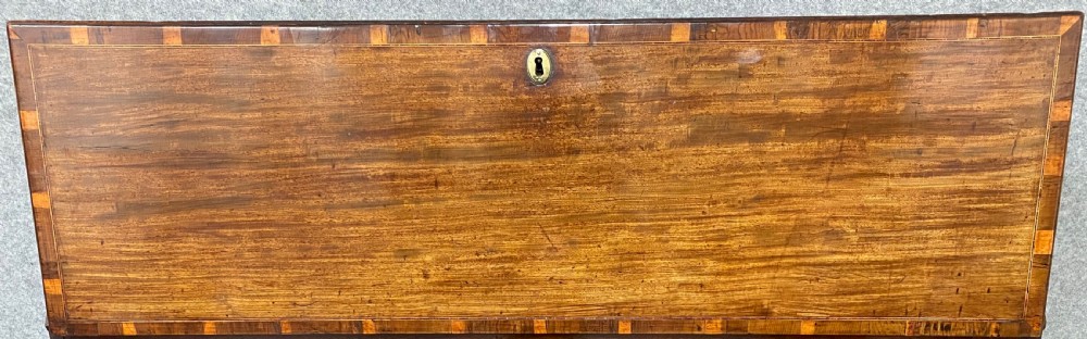 Large George III Mahogany Bureau View VIII