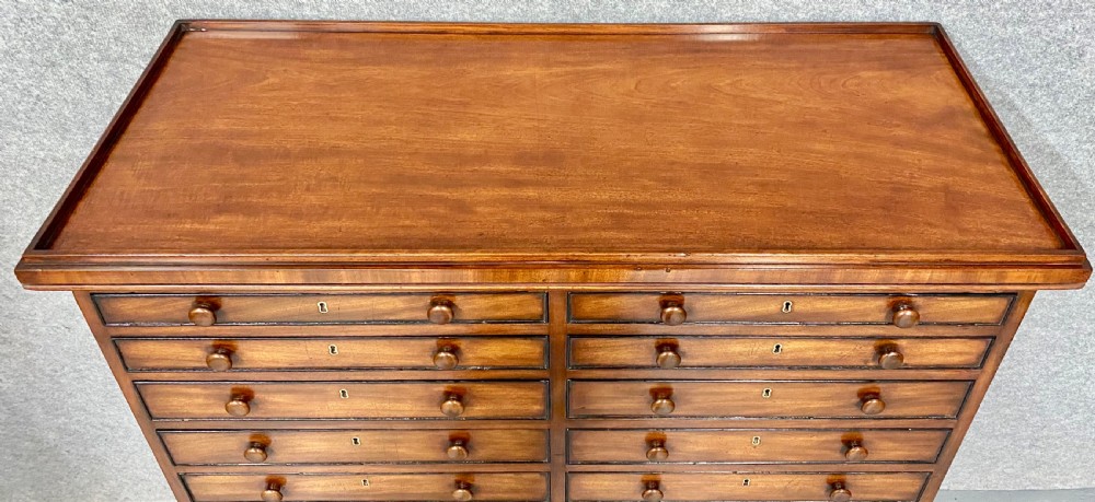 Superb George IV Collectors Chest of Drawers View II