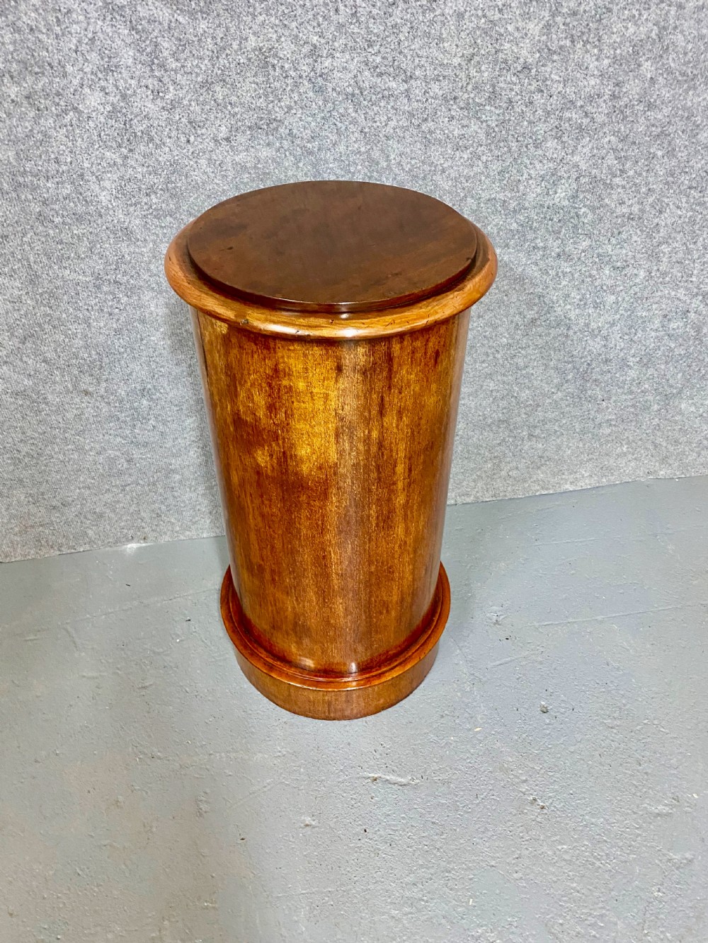 Victorian Mahogany Cylindrical Cupboard  View V