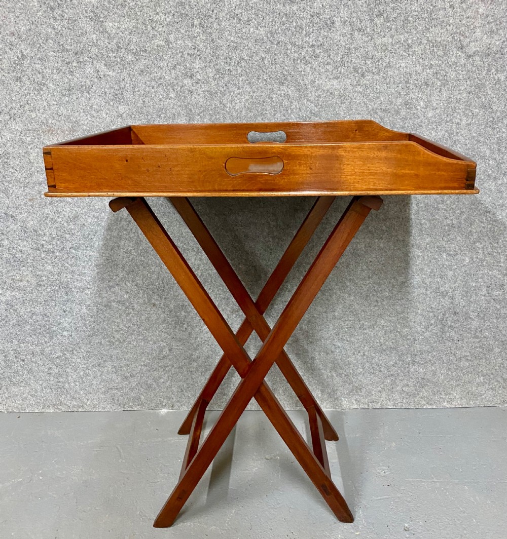 Antique Butler's Tray on Stand