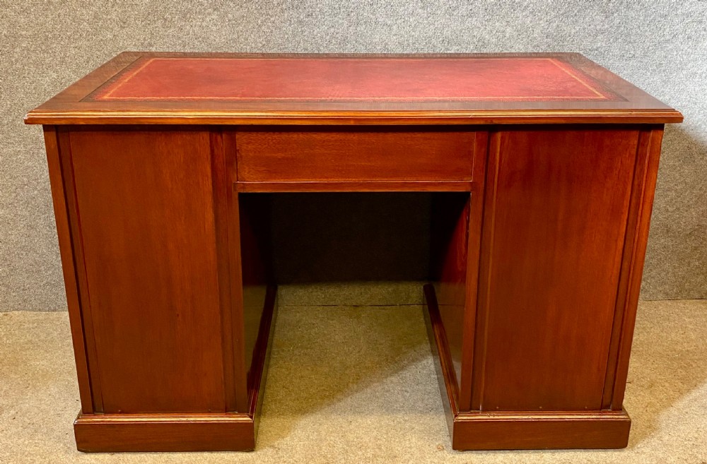 Antique Mahogany Pedestal Desk View VII