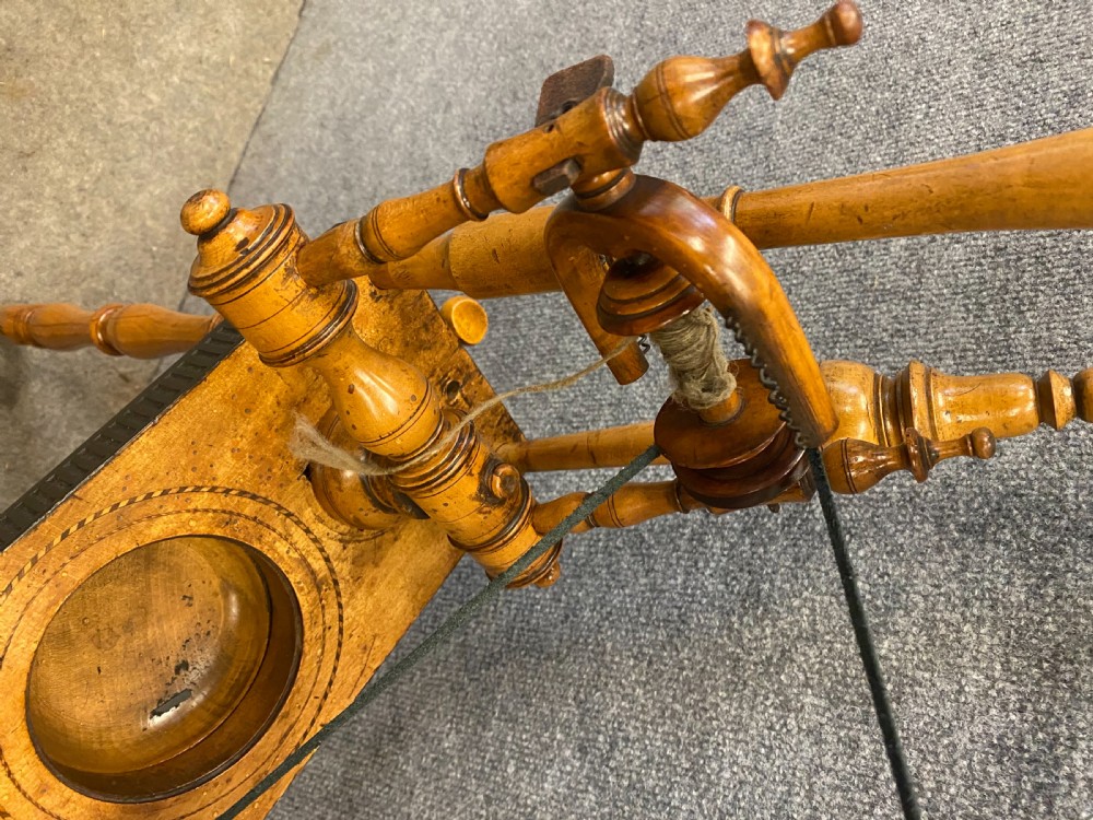 Antique Spinning Wheel View II