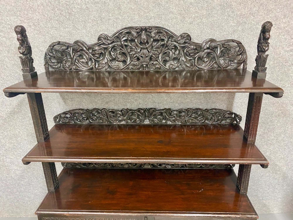 Large Anglo Indian Serving Table Sideboard View II