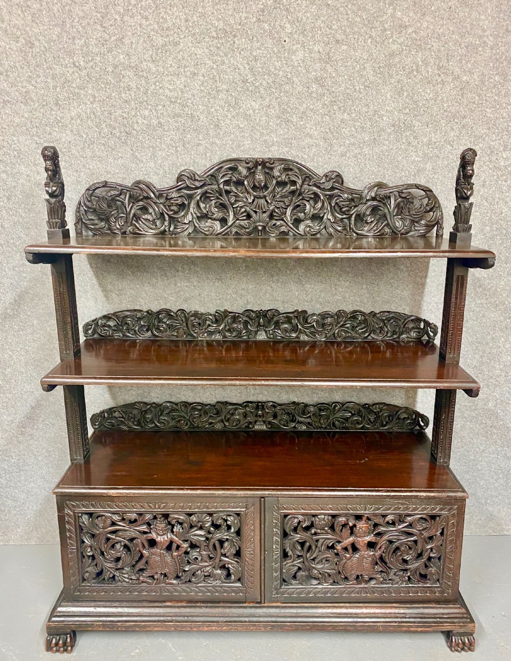 Large Anglo Indian Serving Table Sideboard View III