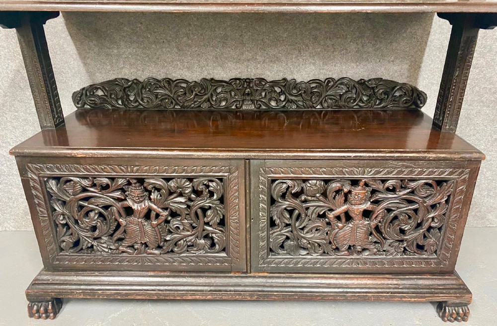 Large Anglo Indian Serving Table Sideboard View VII