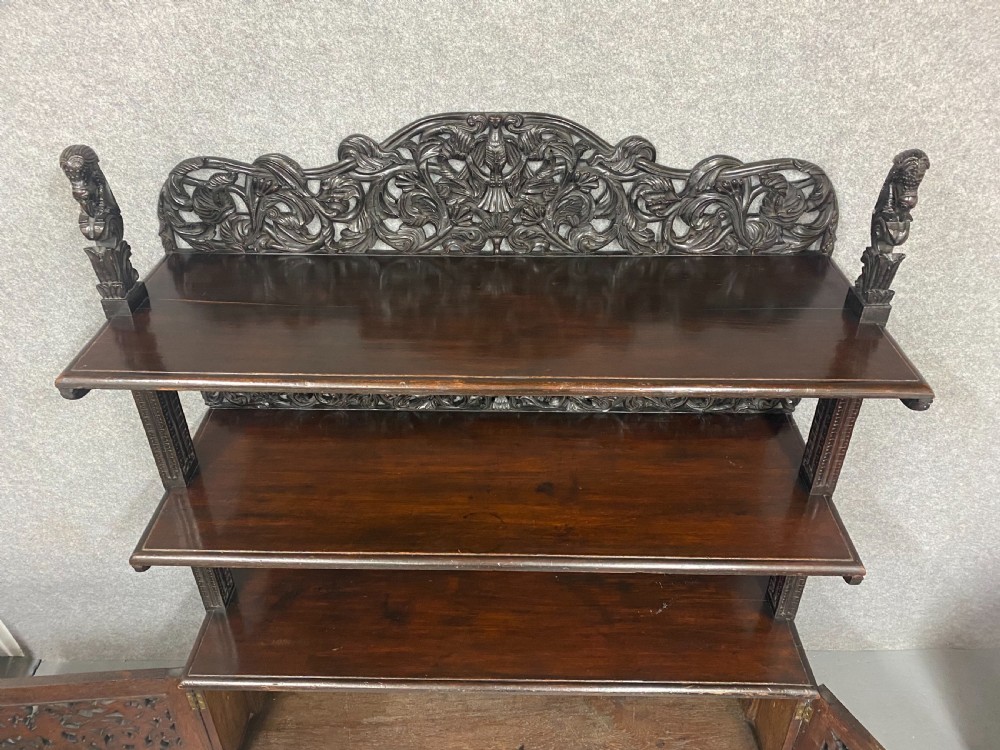Large Anglo Indian Serving Table Sideboard View XIII
