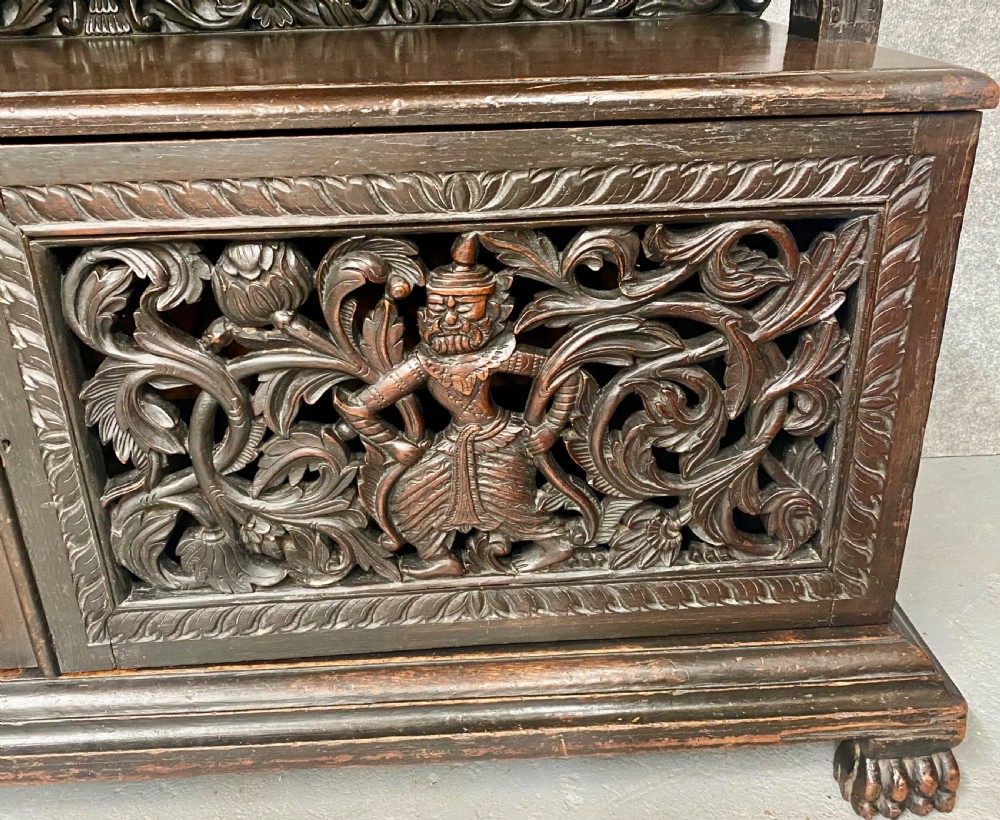 Large Anglo Indian Serving Table Sideboard View XIV