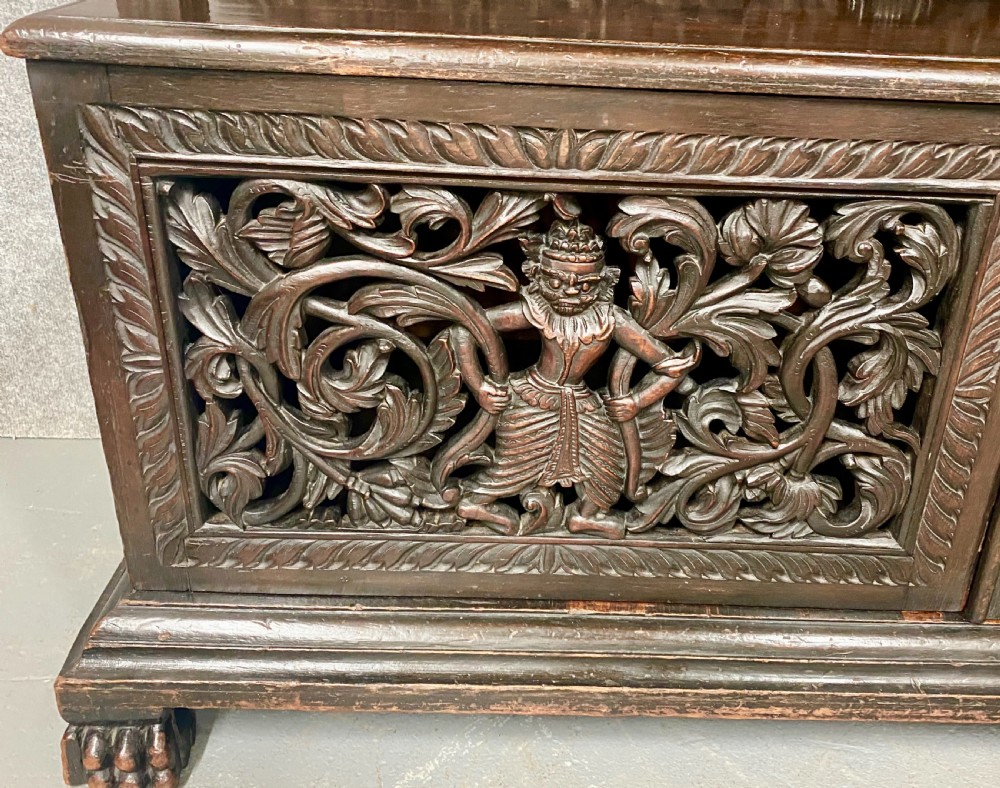 Large Anglo Indian Serving Table Sideboard View XV