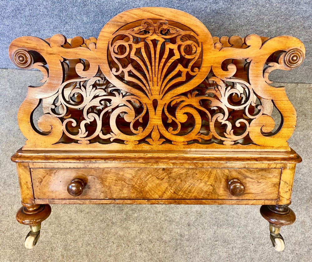 Super Quality Victorian Walnut Canterbury View V