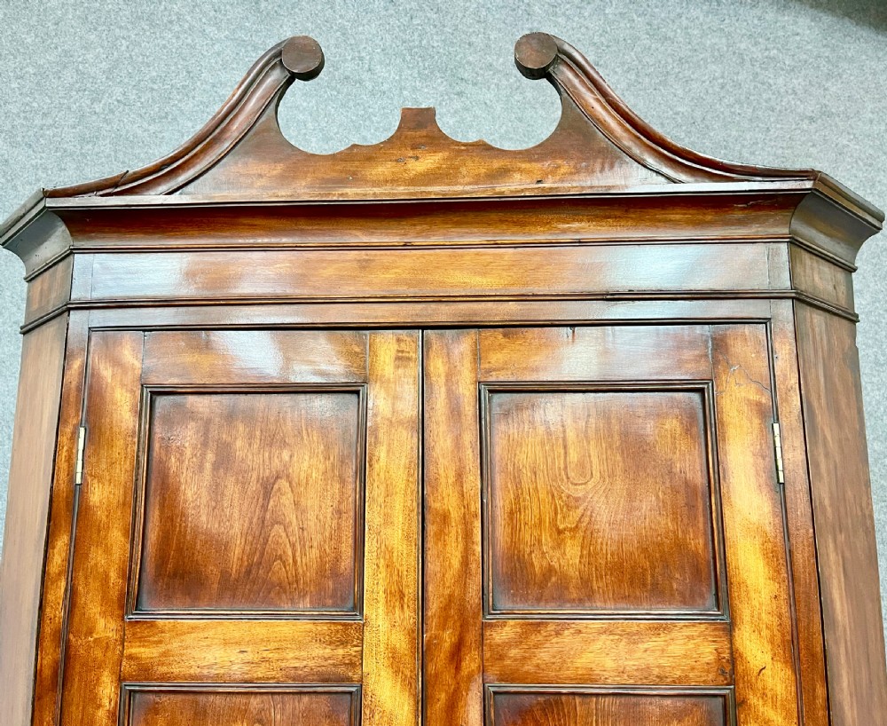 Antique Cherry Wood Corner Cabinet View VI