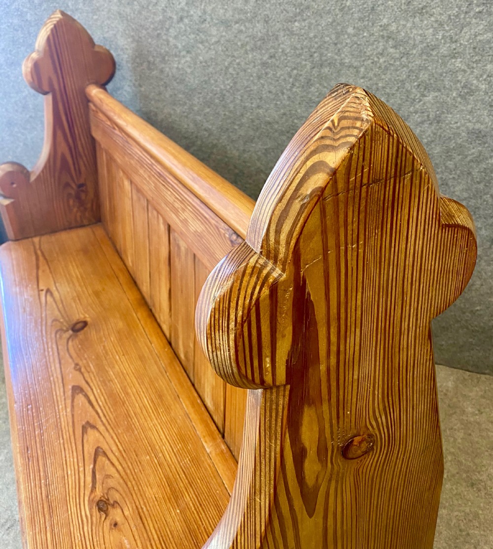 Good Victorian Pew Bench View II