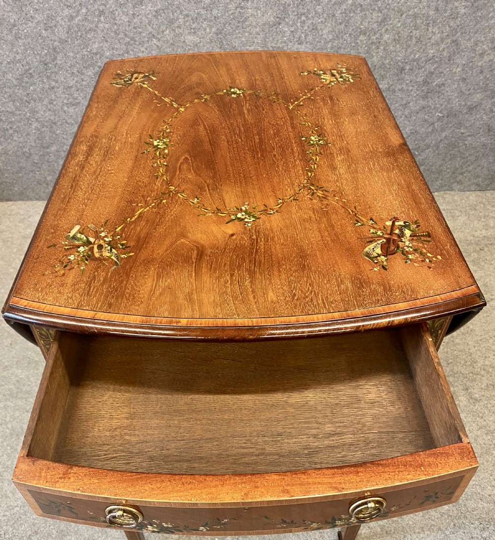 Sheraton Revival Painted Pembroke Table View XIV