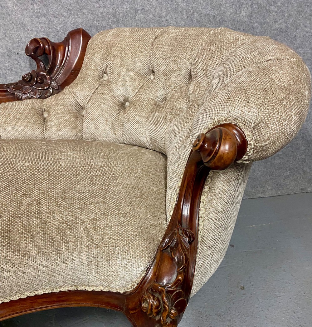 Superb Victorian Chaise Longue Sofa View V
