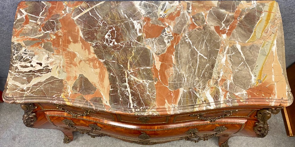 Substantial French Kingwood Commode Chest of Drawers View VIII