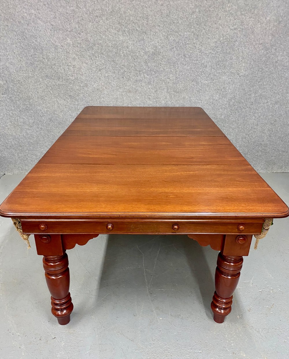 Antique Mahogany Snooker Dining Table View II