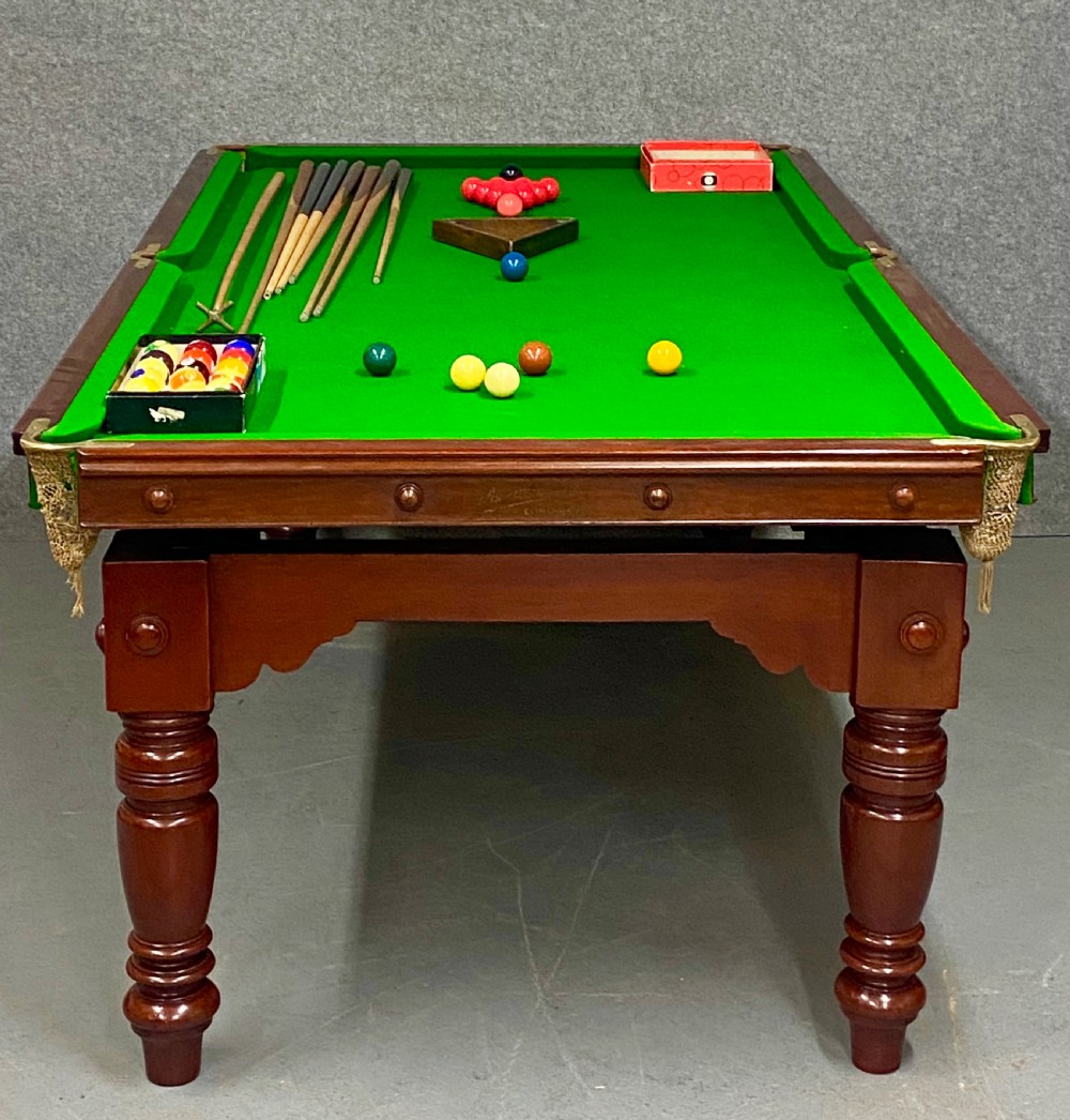 Antique Mahogany Snooker Dining Table View III