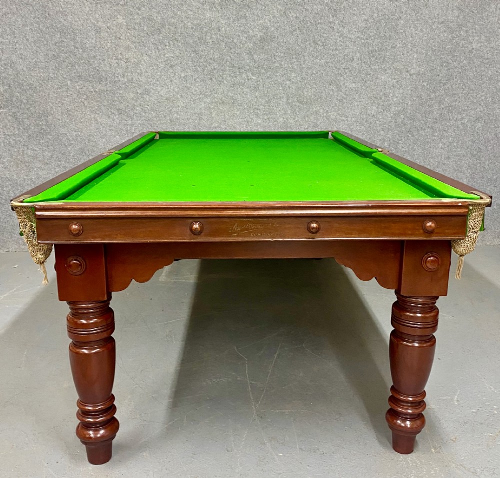 Antique Mahogany Snooker Dining Table View VI