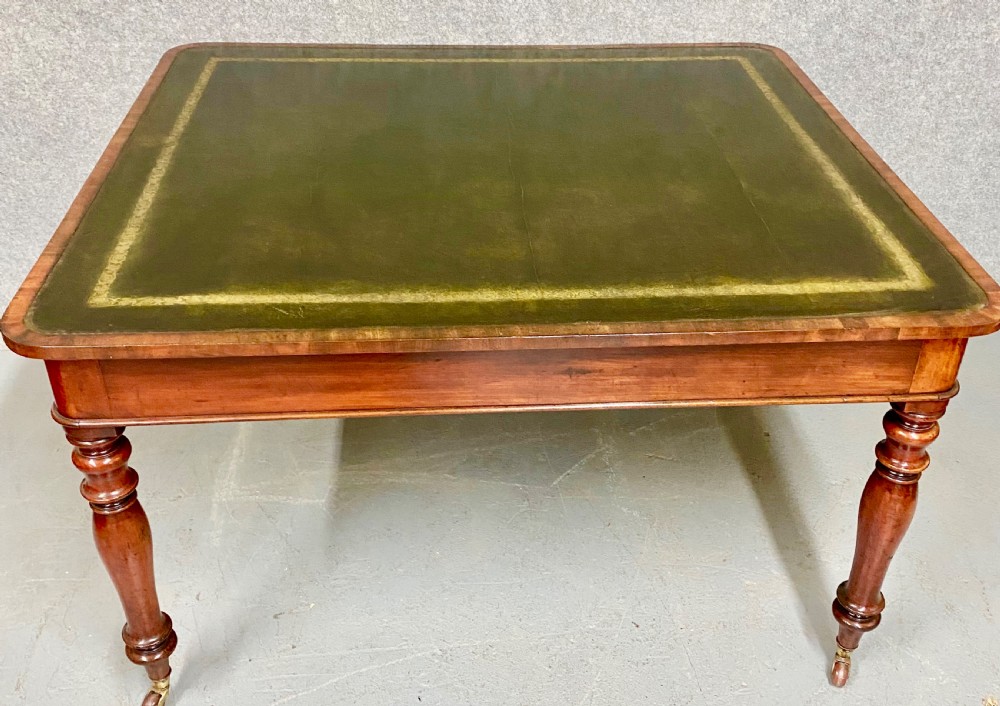 Large 19th.C. Mahogany Writing Table  View V