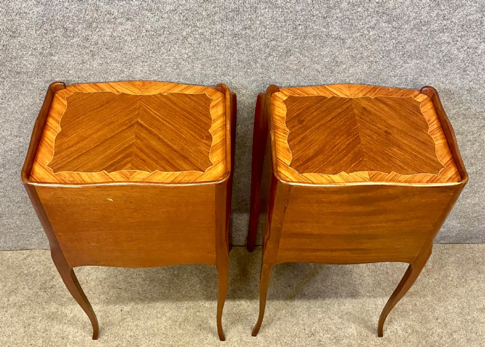 Pair of French Bedside Chests View VII