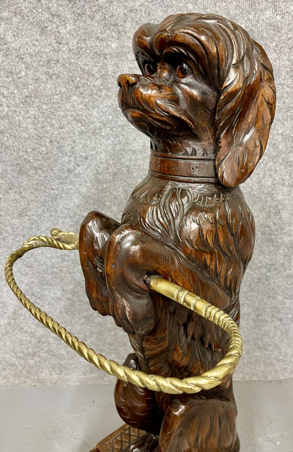 Black Forest Dog Stick Stand  View II