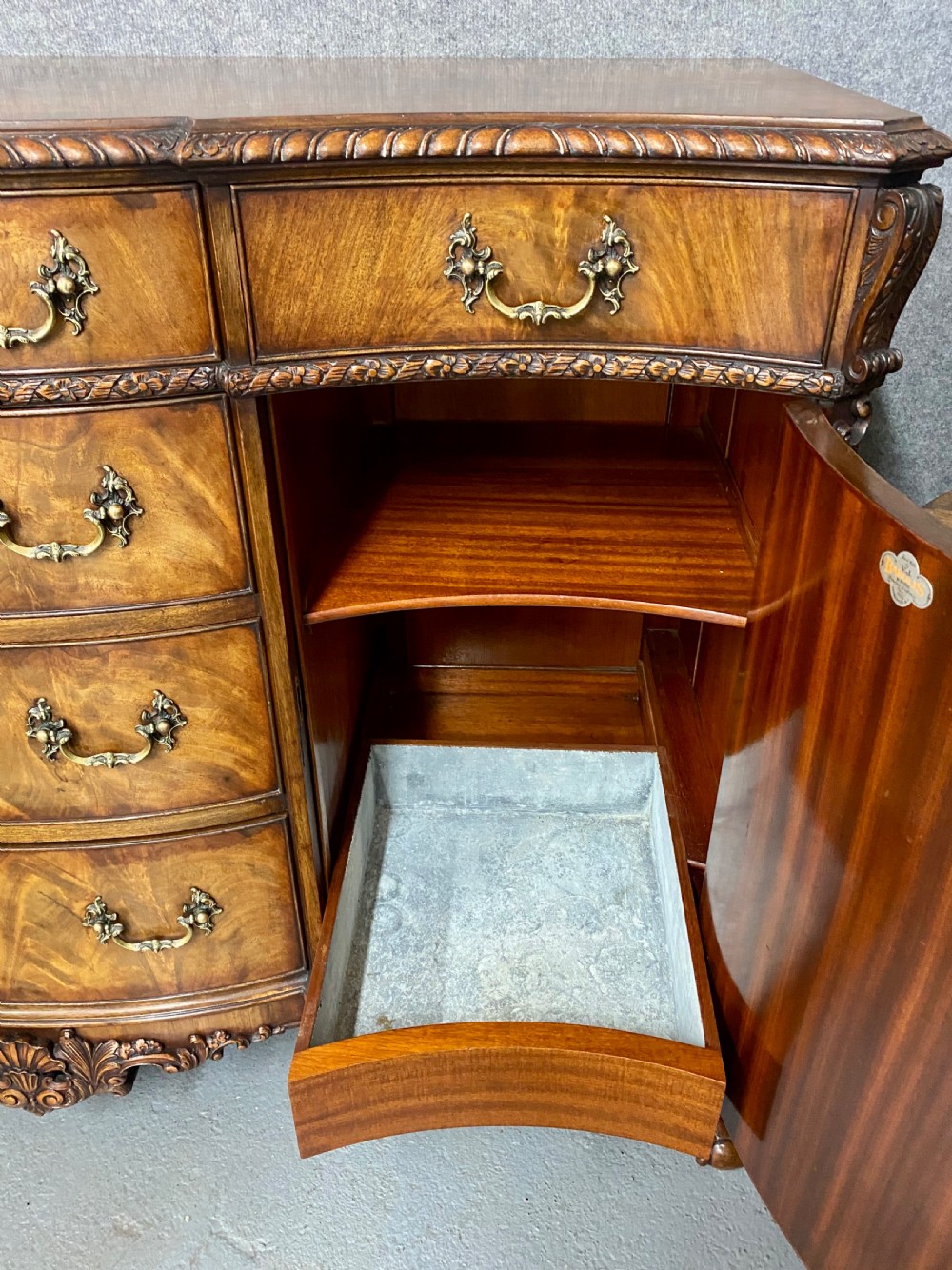 Superior Quality Chippendale Style Sideboard View VII