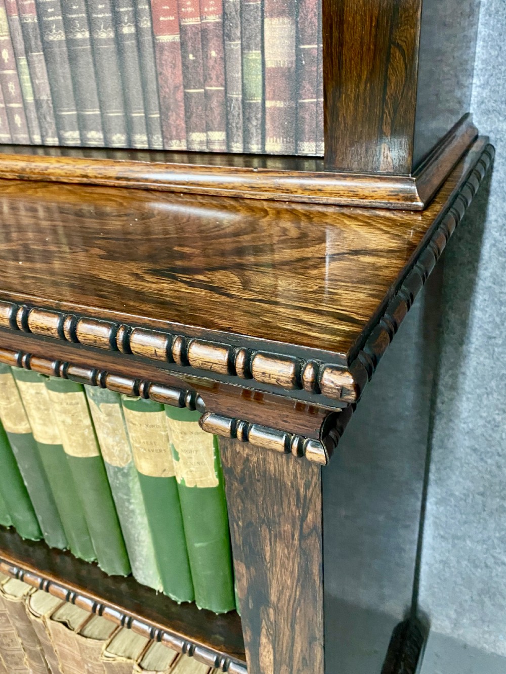 Regency 2 Tier Open Rosewood Bookcase View VI