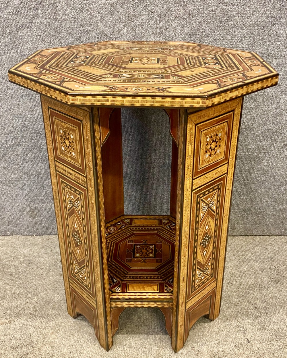 Moorish Inlaid Occasional Low Table