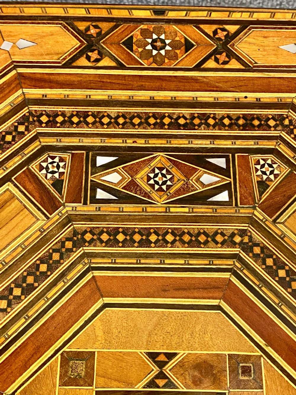 Moorish Inlaid Occasional Low Table View V