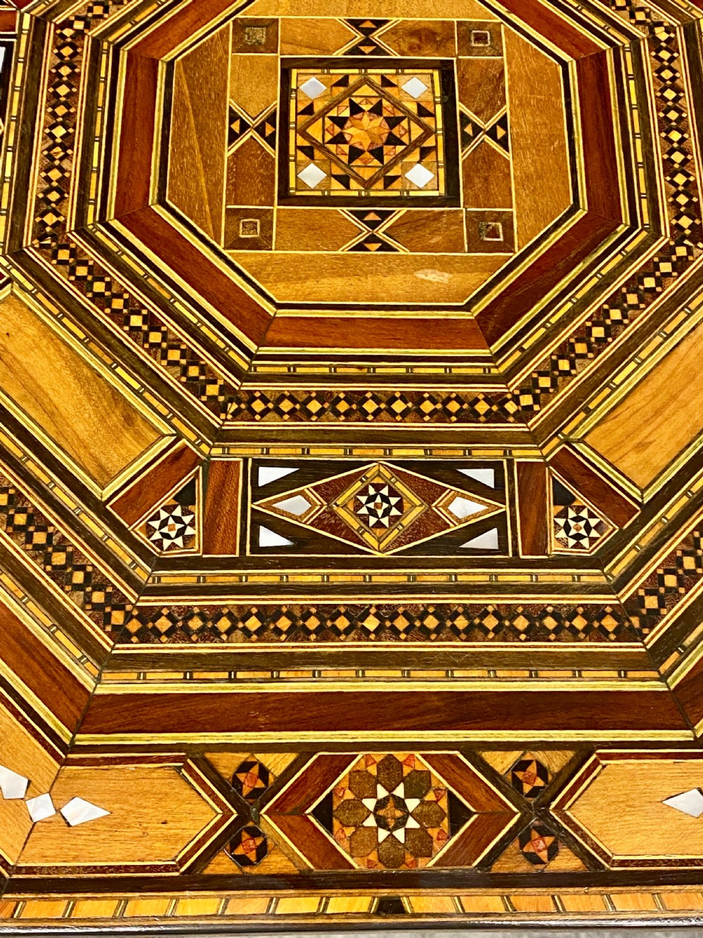 Moorish Inlaid Occasional Low Table View VII