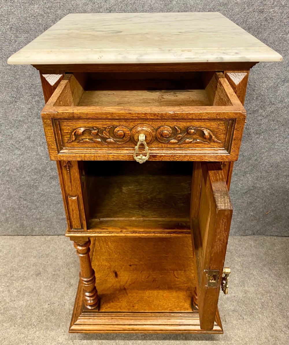 Antique Pair of Bedside Cabinets View VII