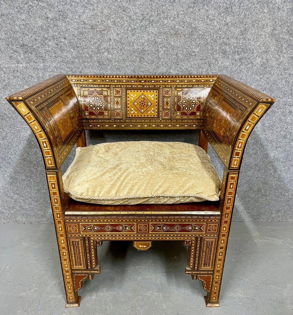 Stunning Pair of Moorish Armchairs View V