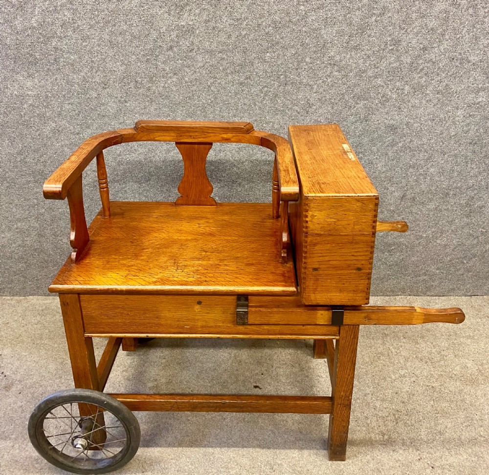 Good Golden Oak Jockey Scales View IV