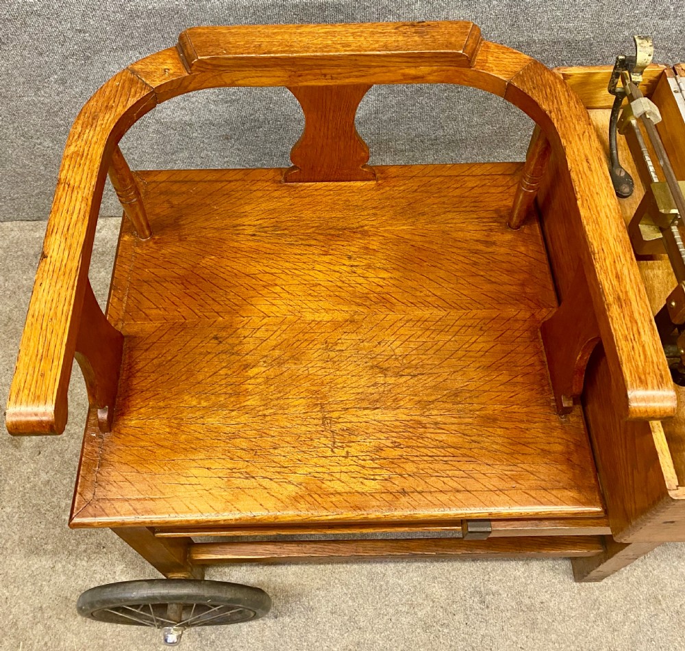 Good Golden Oak Jockey Scales View III