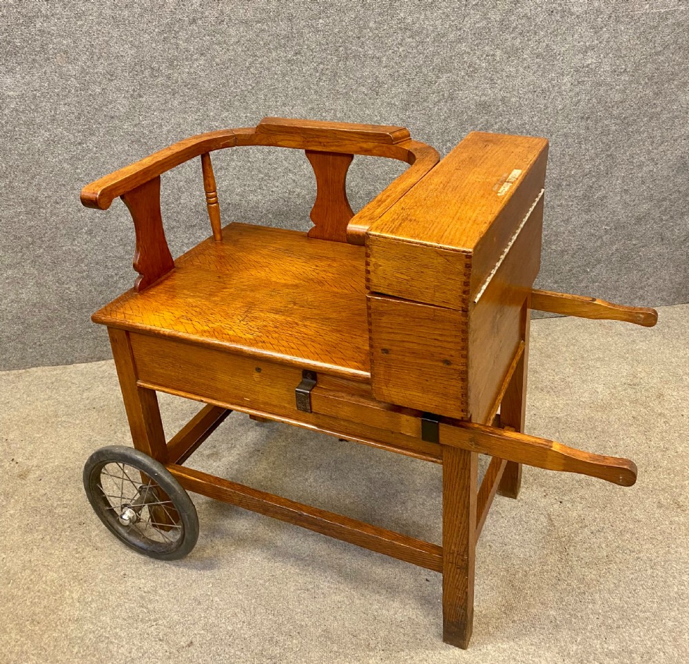 Good Golden Oak Jockey Scales
