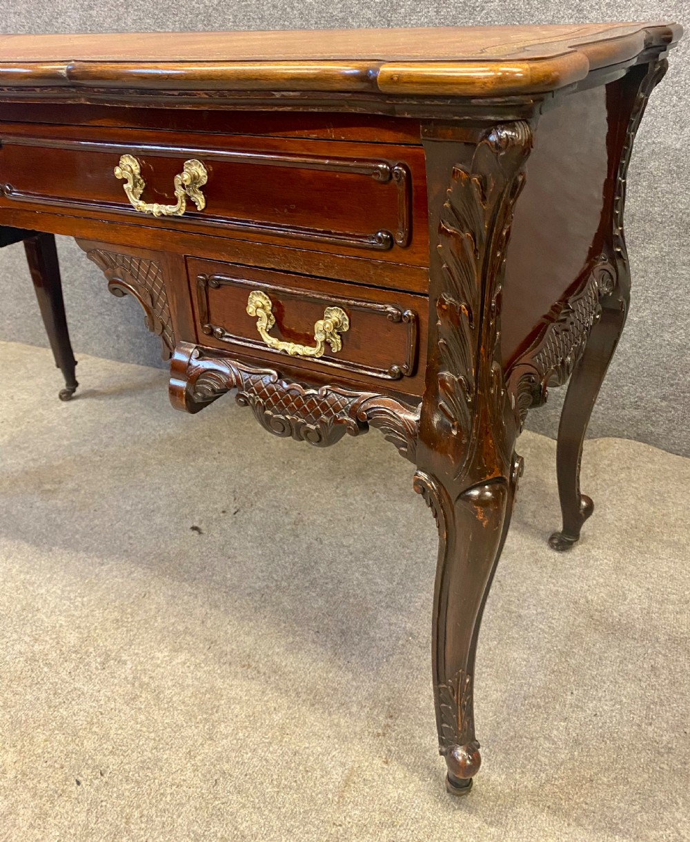 An Attractive Victorian Writing Table Desk View V