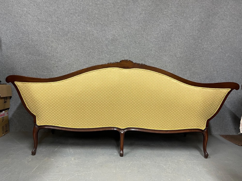 George III Style Mahogany Sofa View II