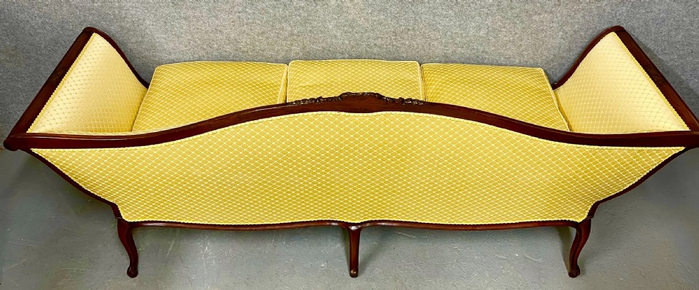 George III Style Mahogany Sofa View III