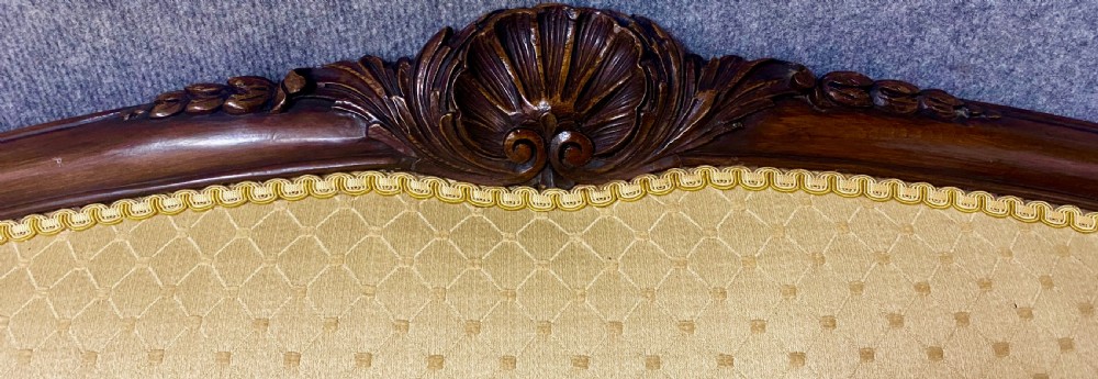George III Style Mahogany Sofa View VI