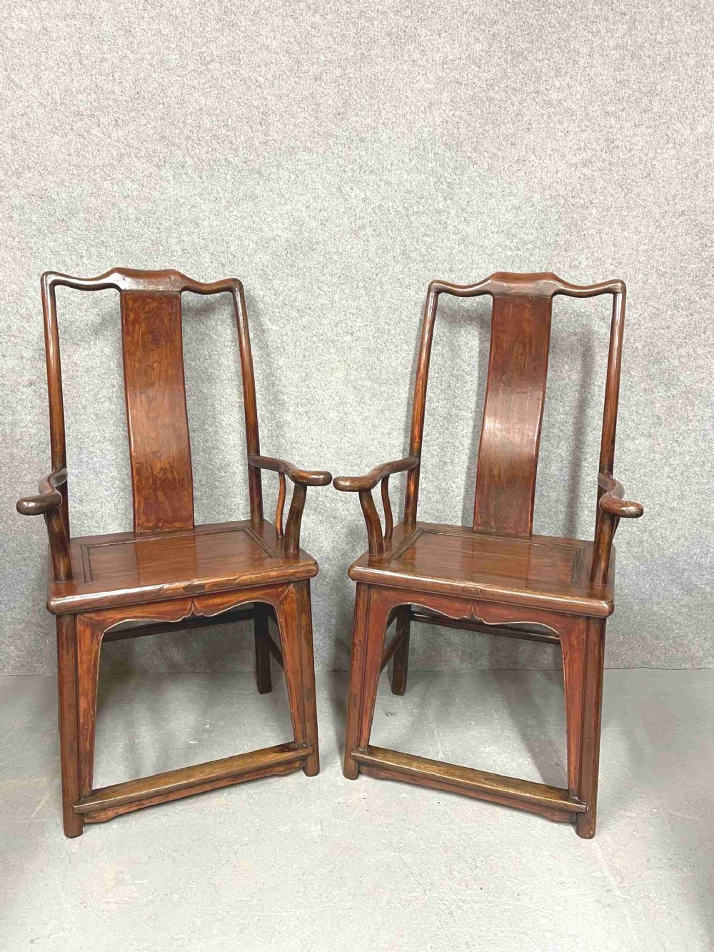 Pair of Chinese Officials Armchairs