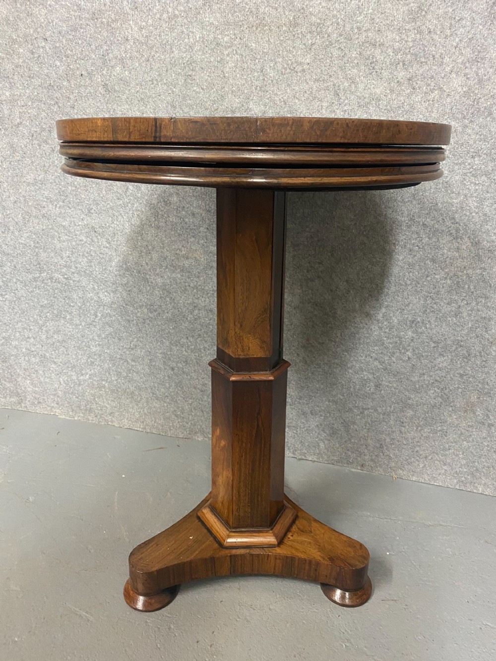 Antique Rosewood Metamorphic 3 Tier Table