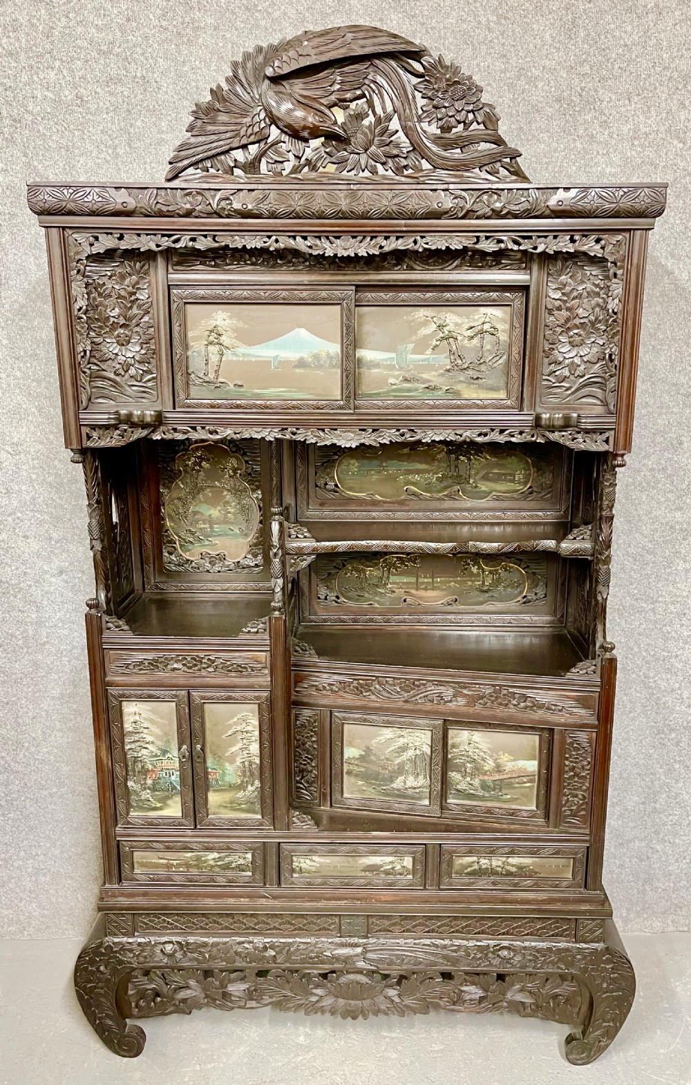 Japanese Meiji Period Shodana View II