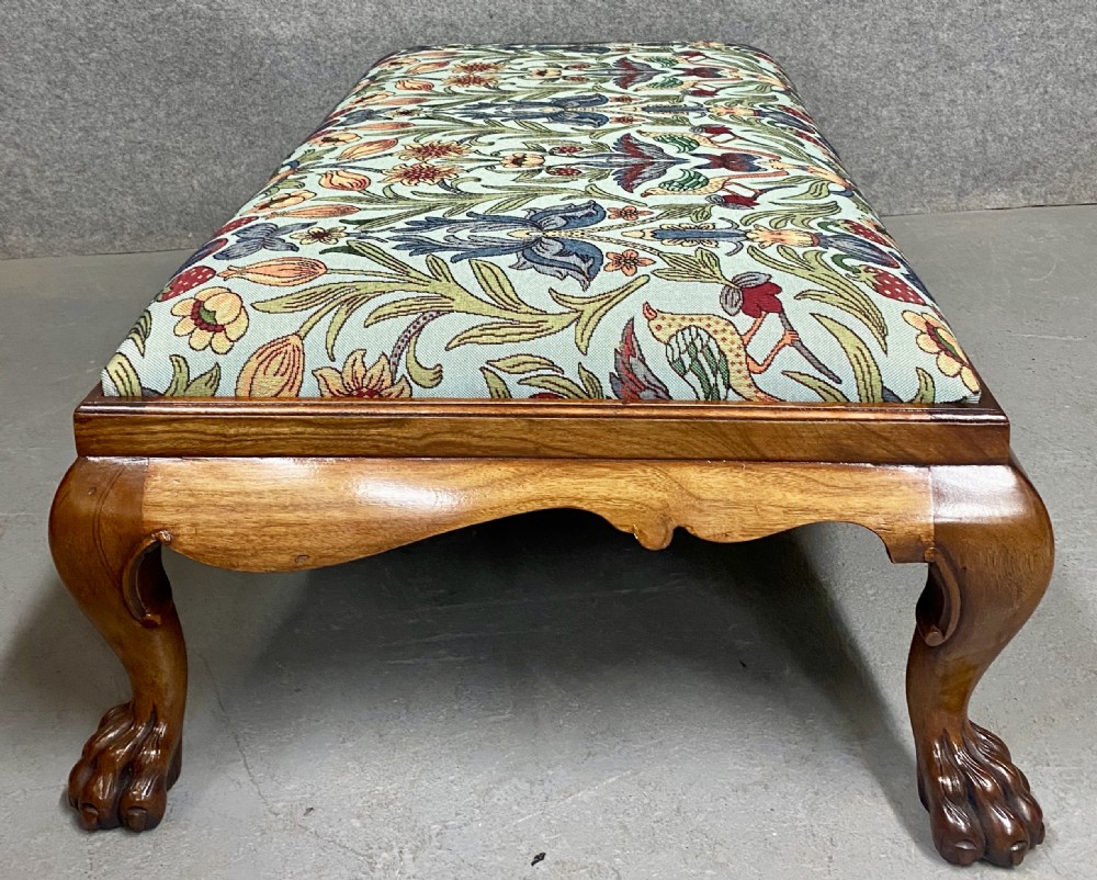 Large George II Style Walnut Stool View III