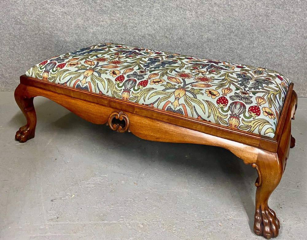 Large George II Style Walnut Stool View V