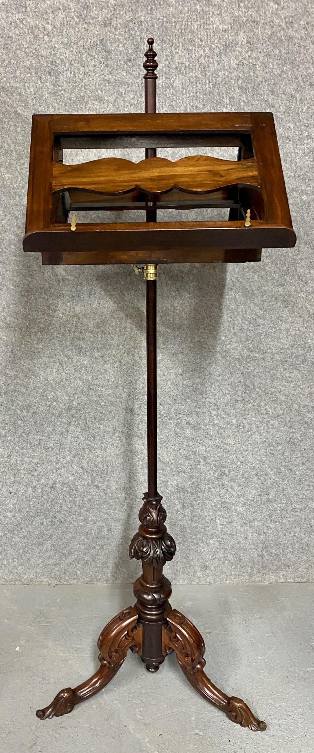 Victorian Walnut Duet Music Stand