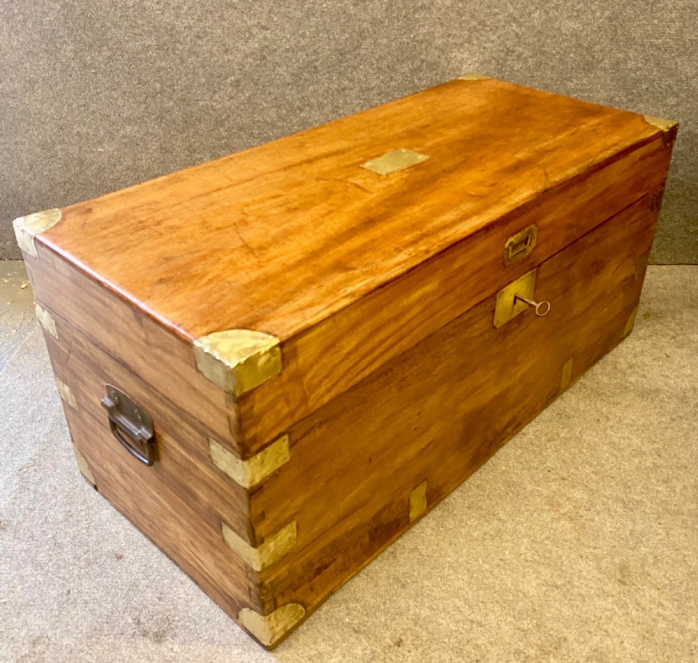 19th.C. Anglo Indian Camphor Wood Trunk