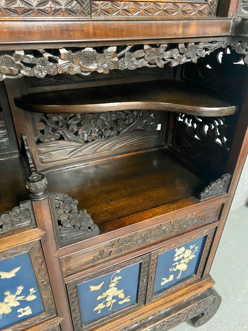Meiji Period Shodana Cabinet View IX